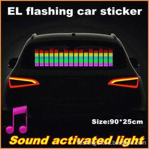 Hot selling EL car sticker